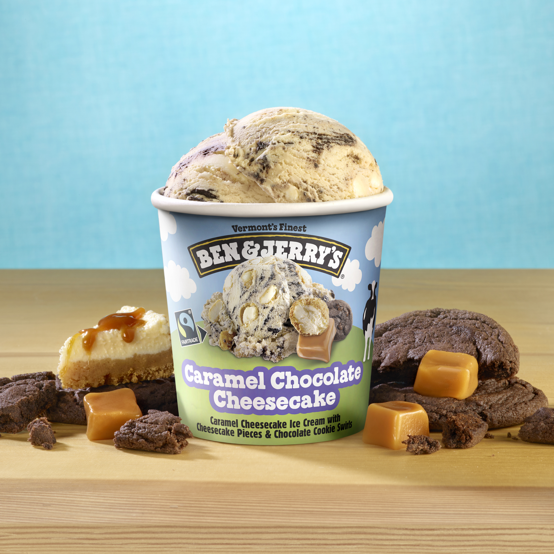 Caramel Chocolate Cheesecake Original Ice Cream Pint