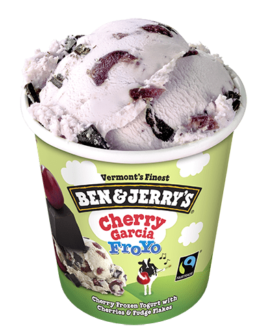 Cherry Garcia Frozen Yogurt - Pint