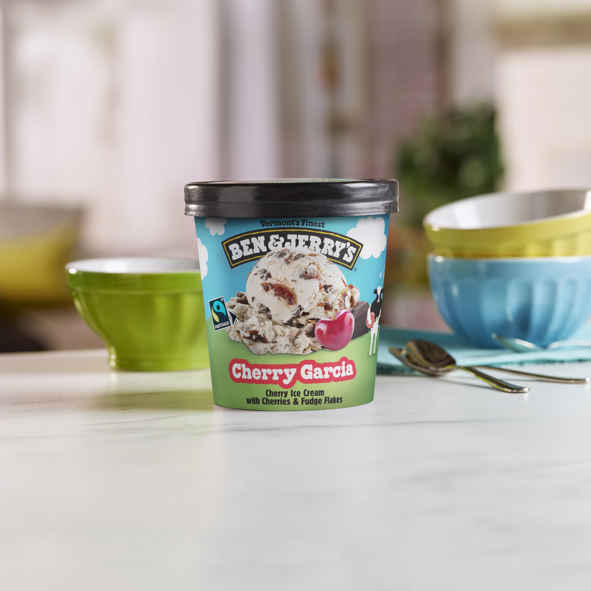 Cherry Garcia Ice Cream - Pint 3 / 5