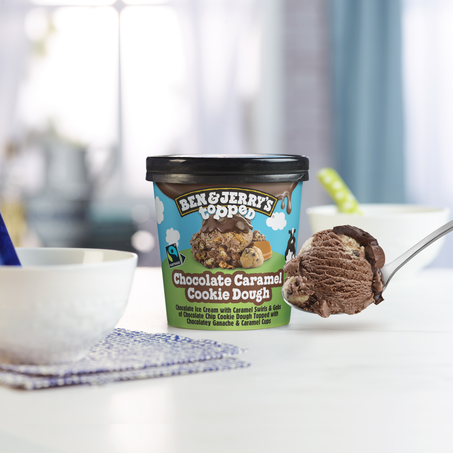 Chocolate Caramel Cookie Dough Topped - Pint 1 / 4