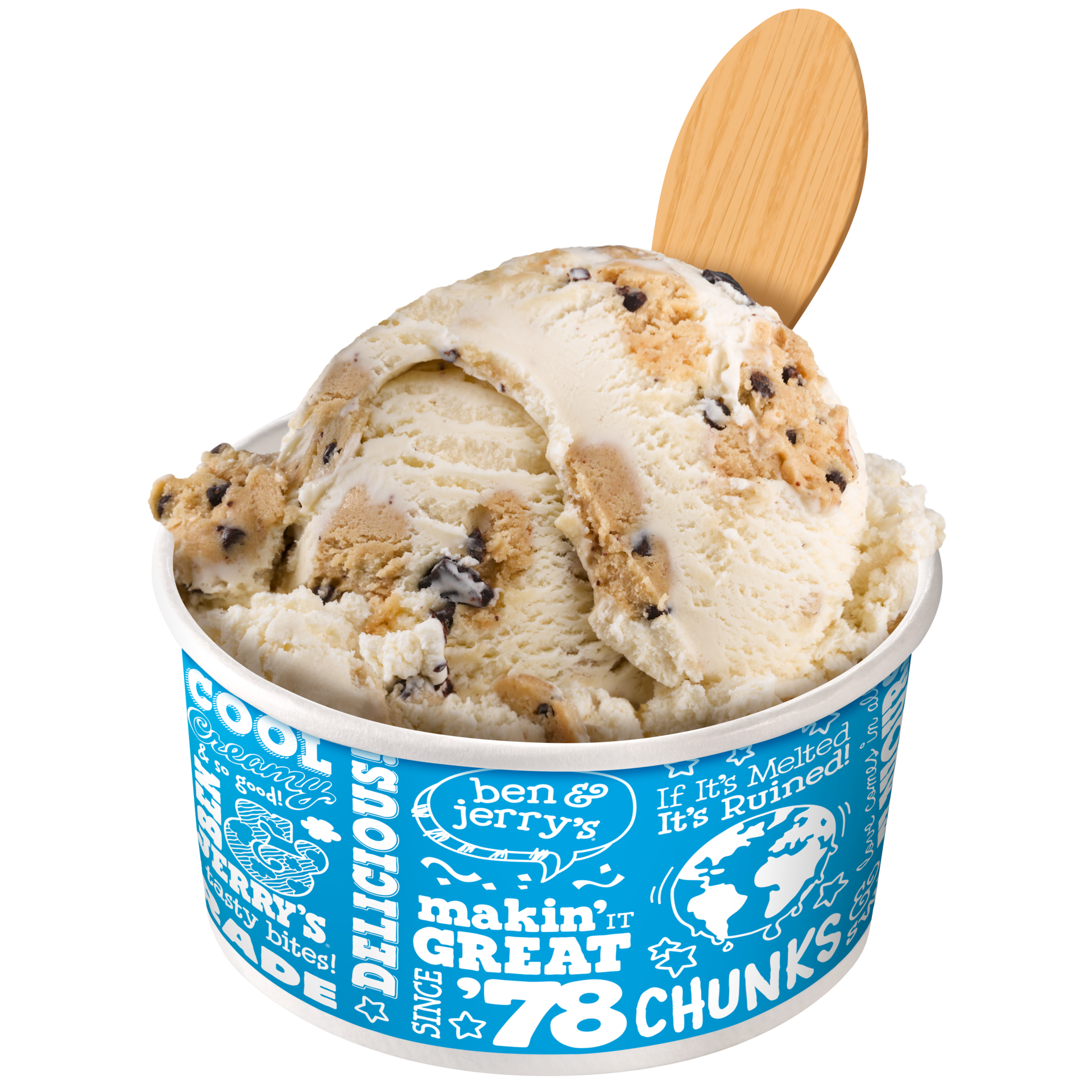 Chocolate Chip Cookie Dough Original Ice Cream Scoop Shops