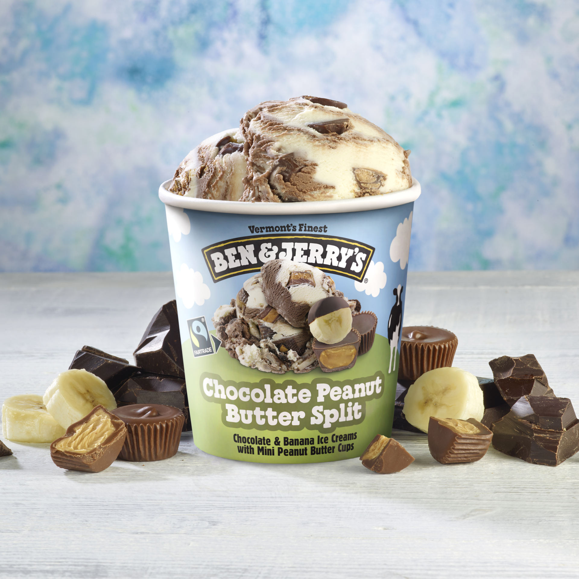 Chocolate Peanut Butter Split Original Ice Cream Pint