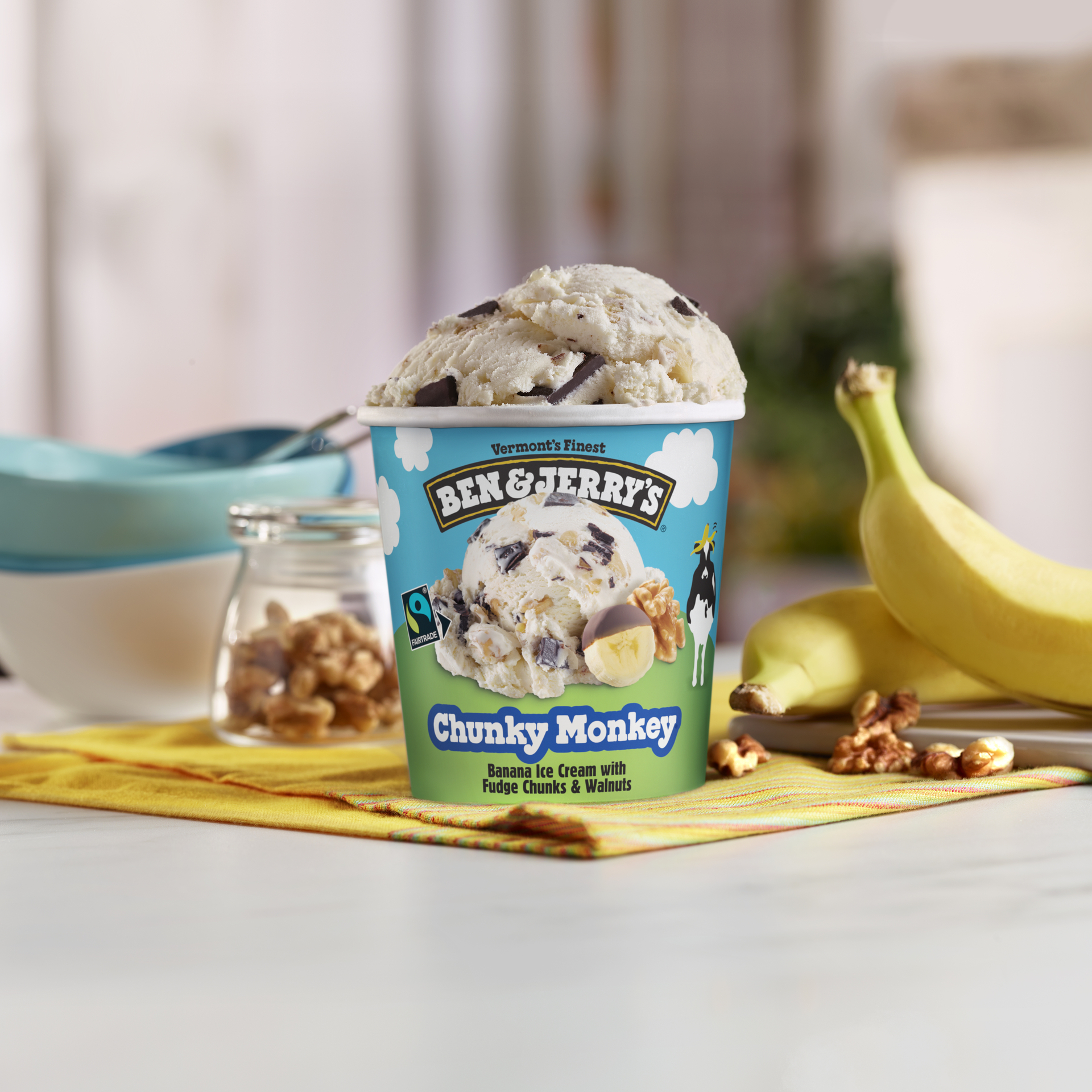 Chunky Monkey Ice Cream - Pint 4 / 5