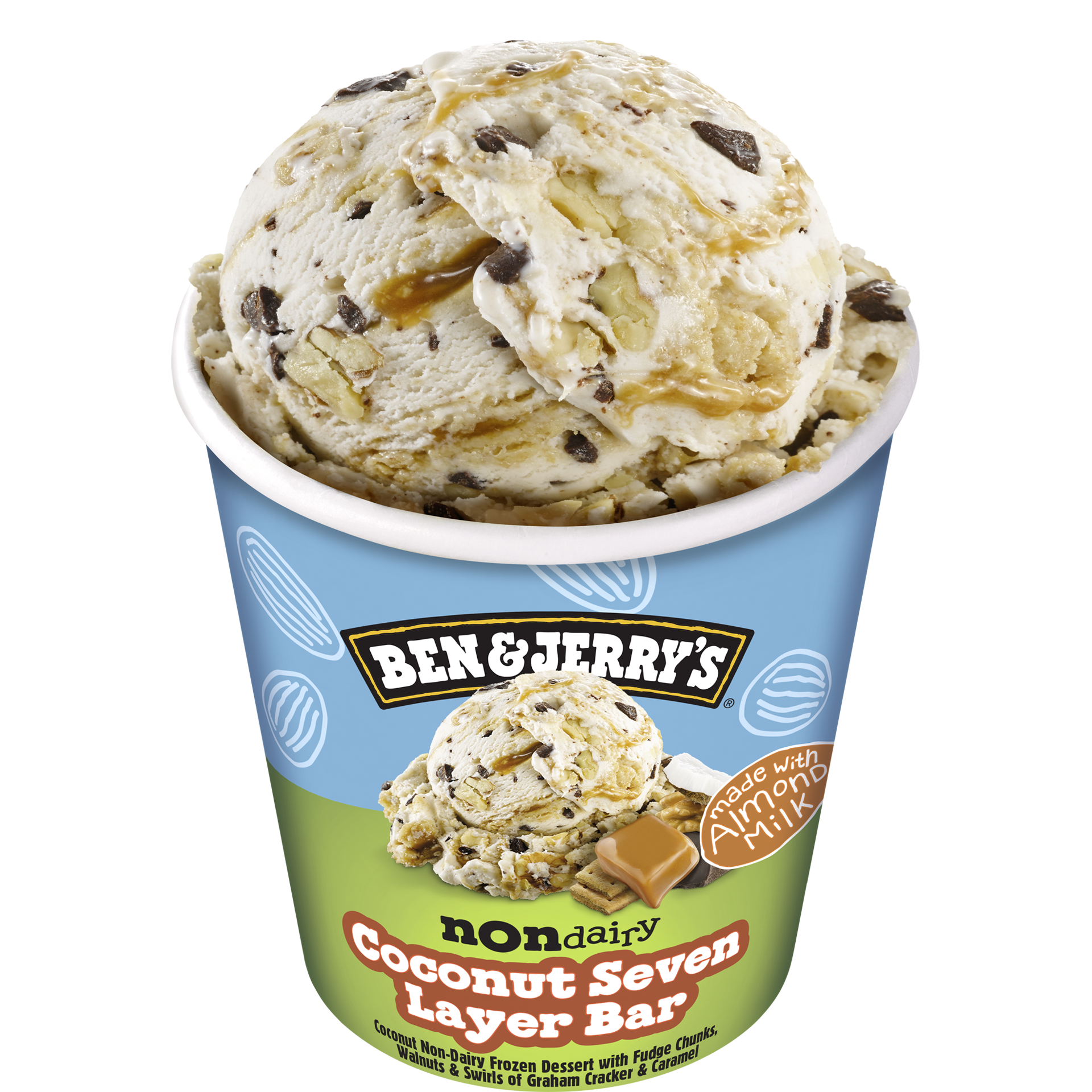 Coconut Seven Layer Bar Non-Dairy - Pint