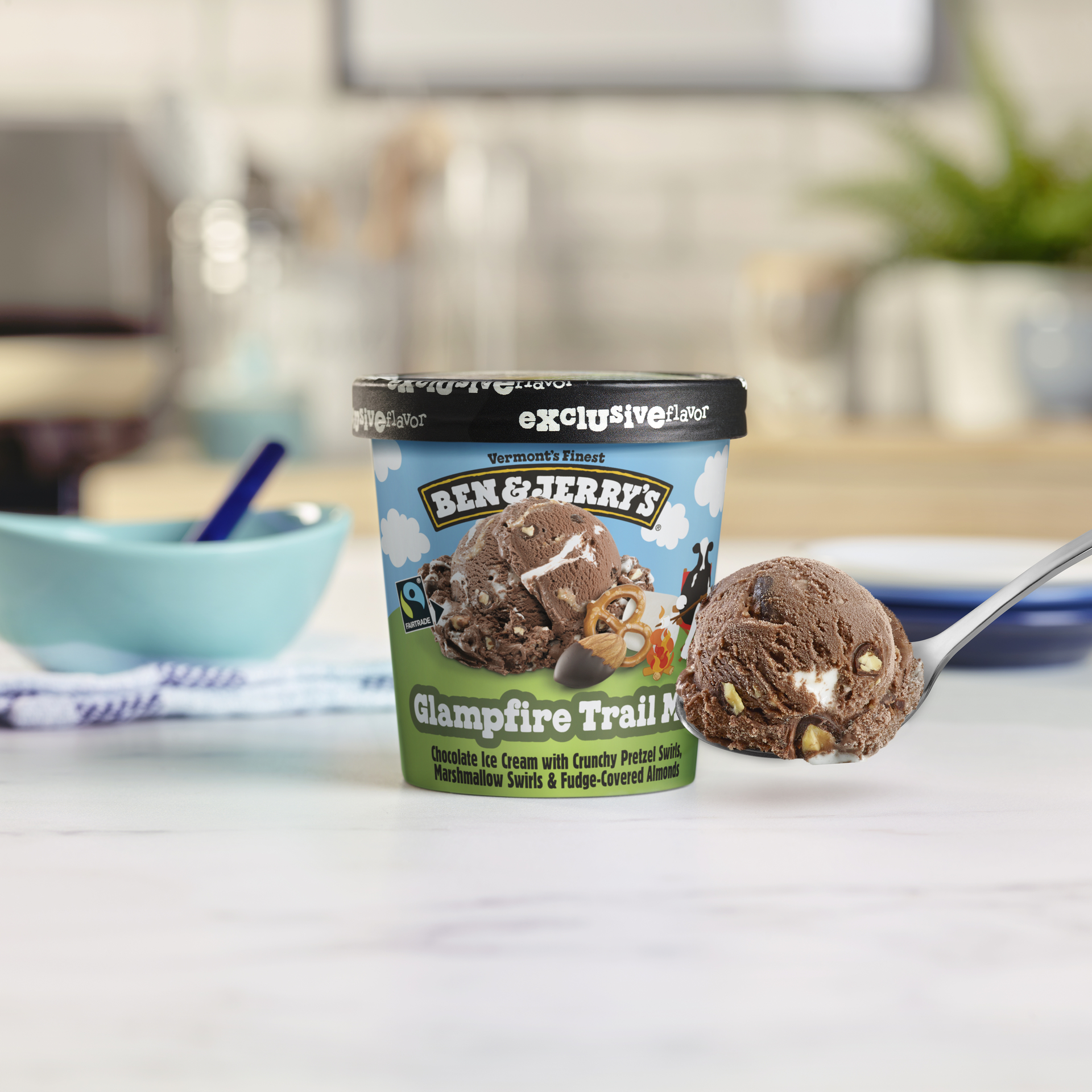 Glampfire Trail Mix Ice Cream - Pint 1 / 4