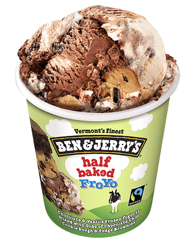 Half Baked Frozen Yogurt - Pint