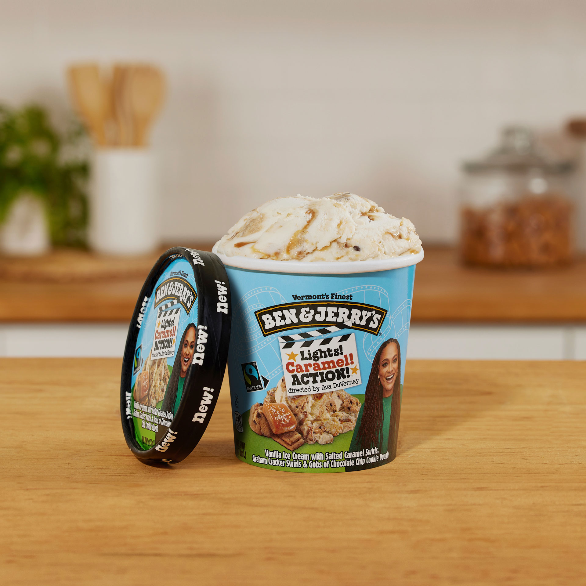 Lights Caramel Action Ice Cream - Pint 4 / 4