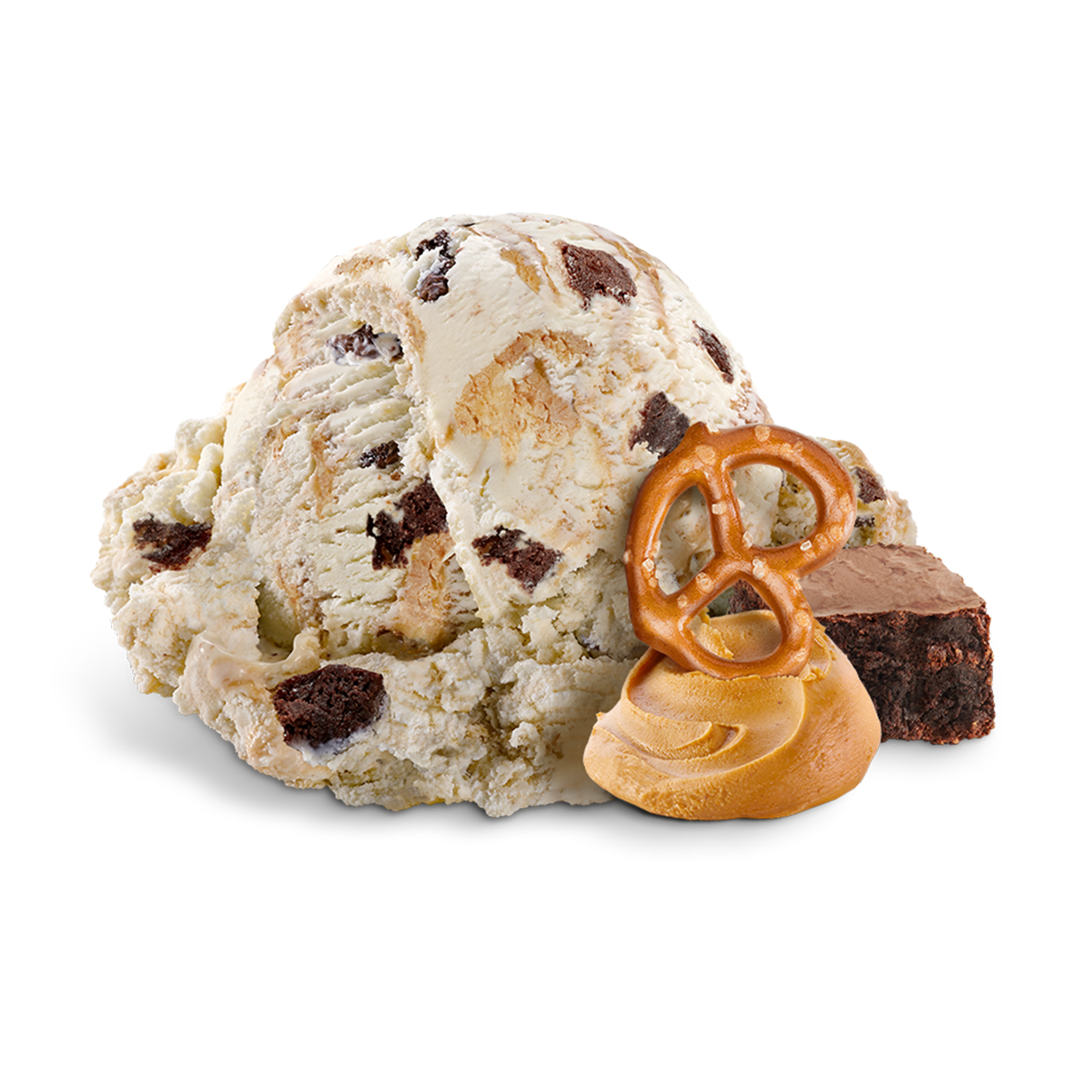 Scoop of Ice Cream with ingredients