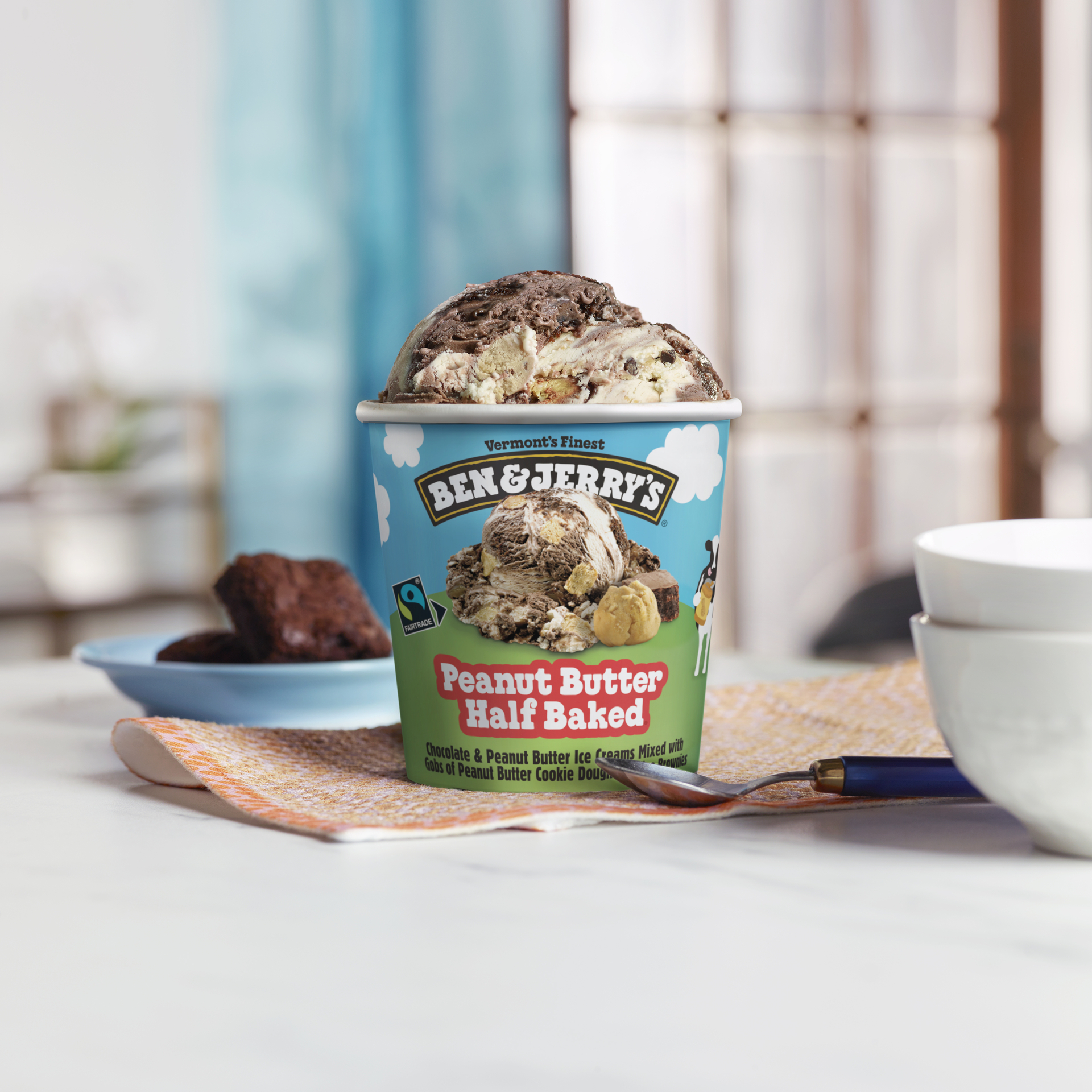 Peanut Butter Half Baked Ice Cream - Pint 4 / 5