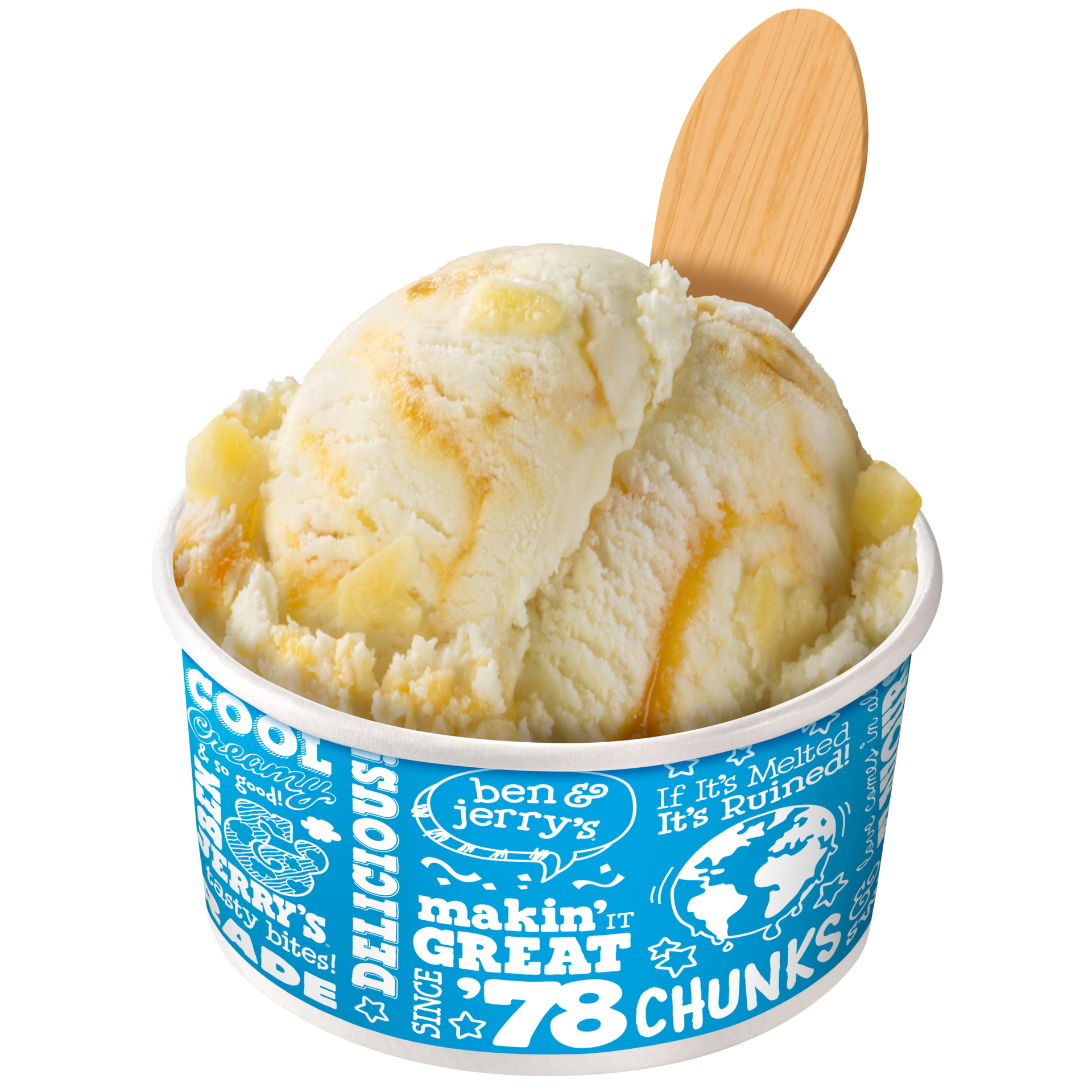 Pineapple Passionfruit Ice Cream - Bulk