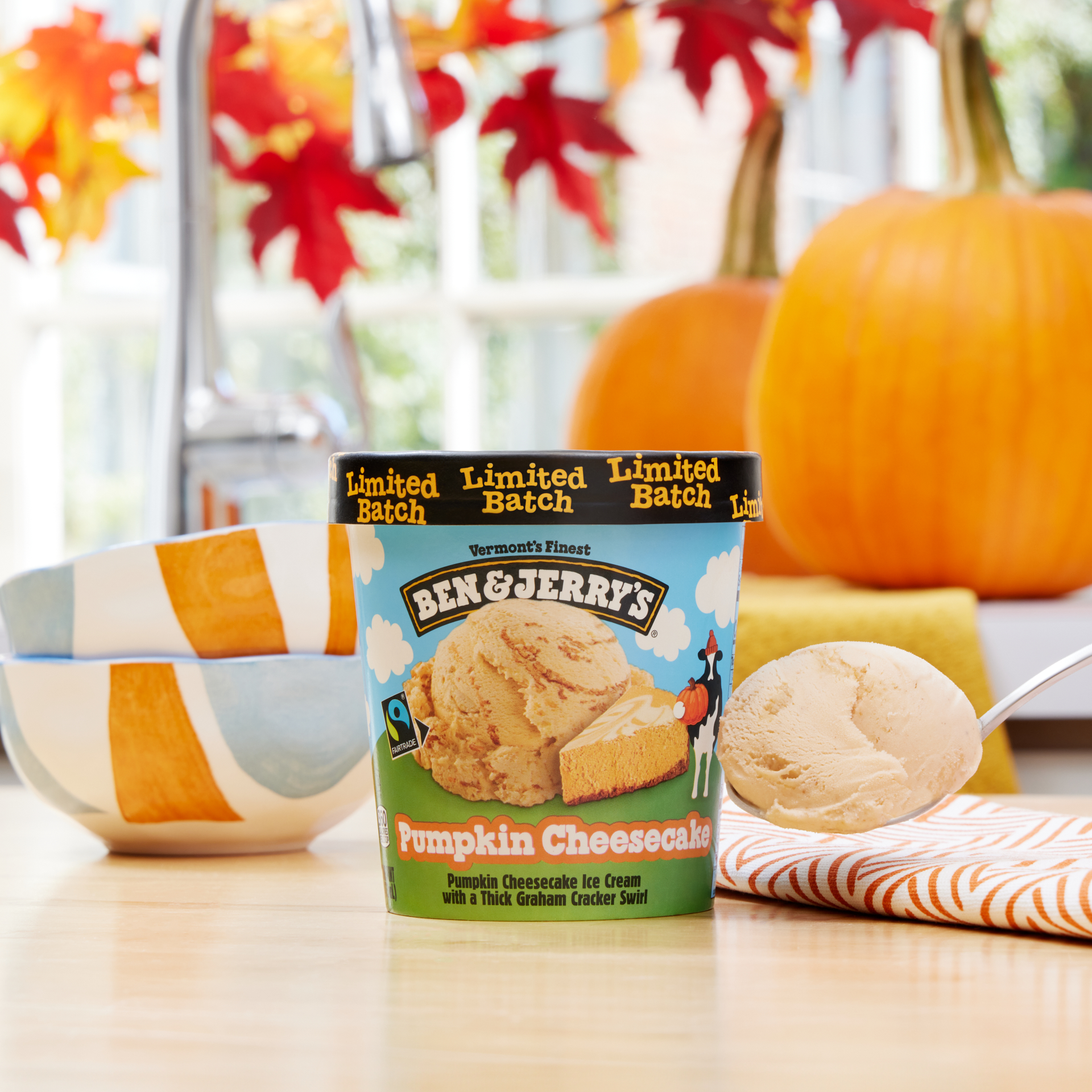 Pumpkin Cheesecake Ice Cream - Pint 3 / 5
