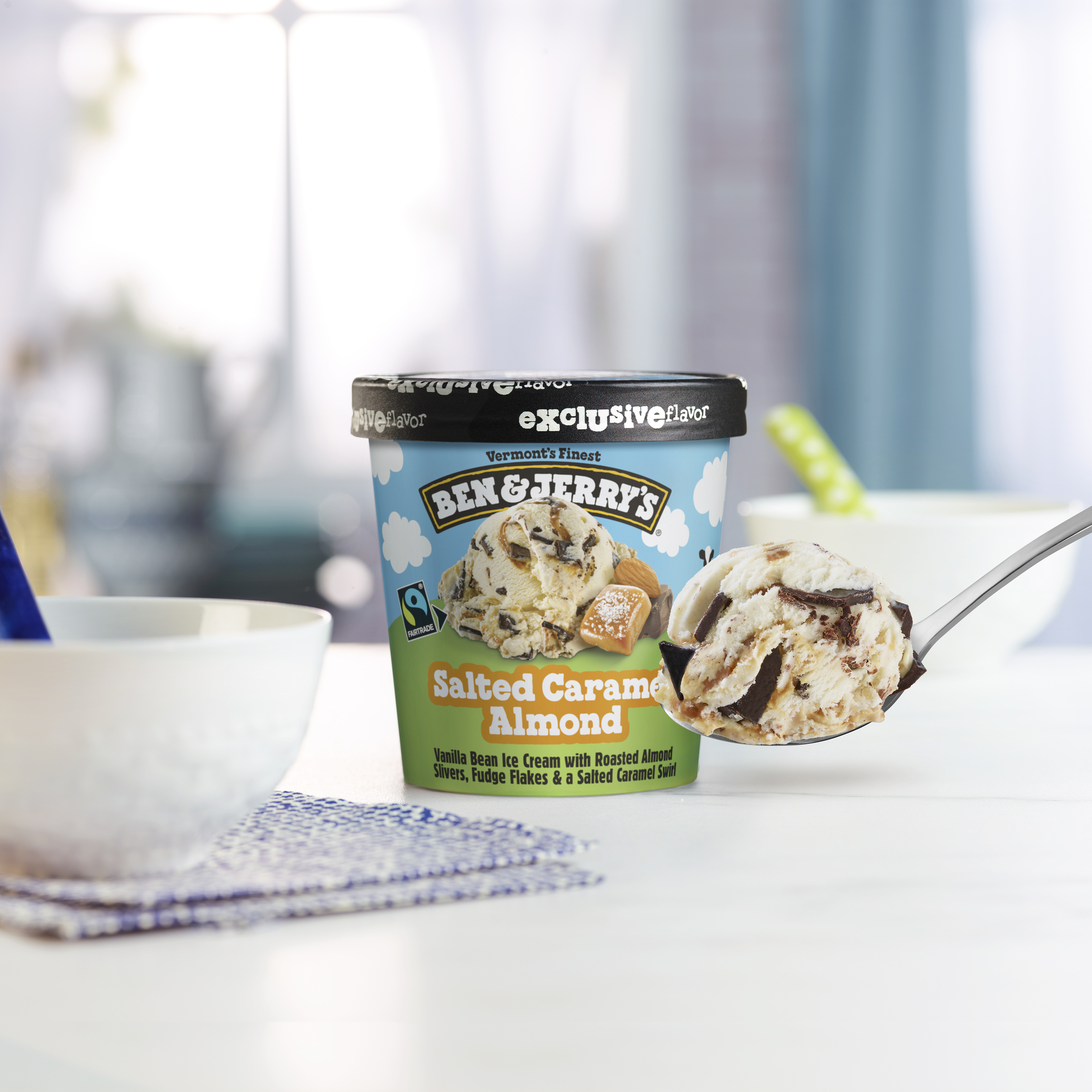 Salted Caramel Almond Ice Cream - Pint 1 / 4