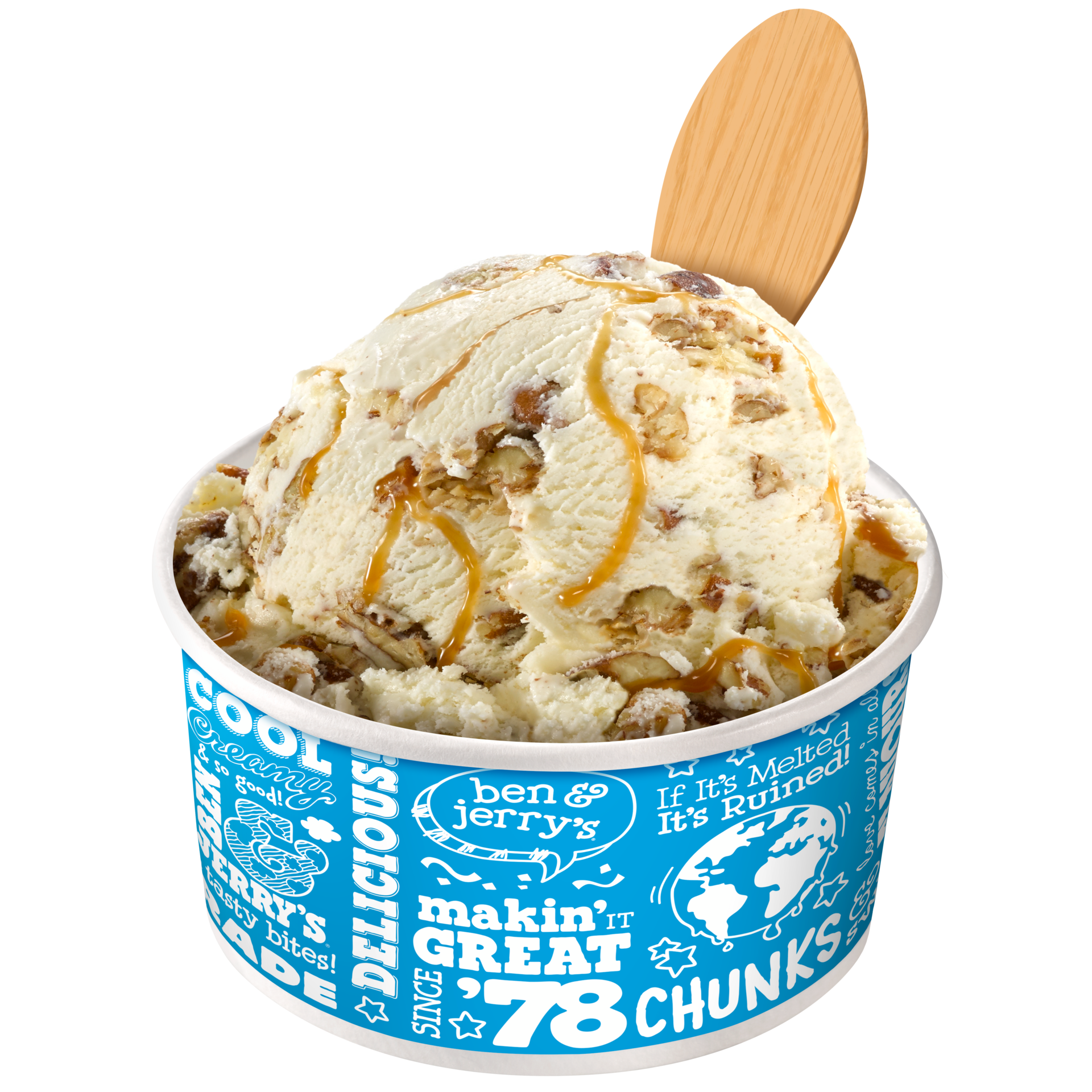 Salted Caramel Blondie Original Ice Cream Scoop Shops