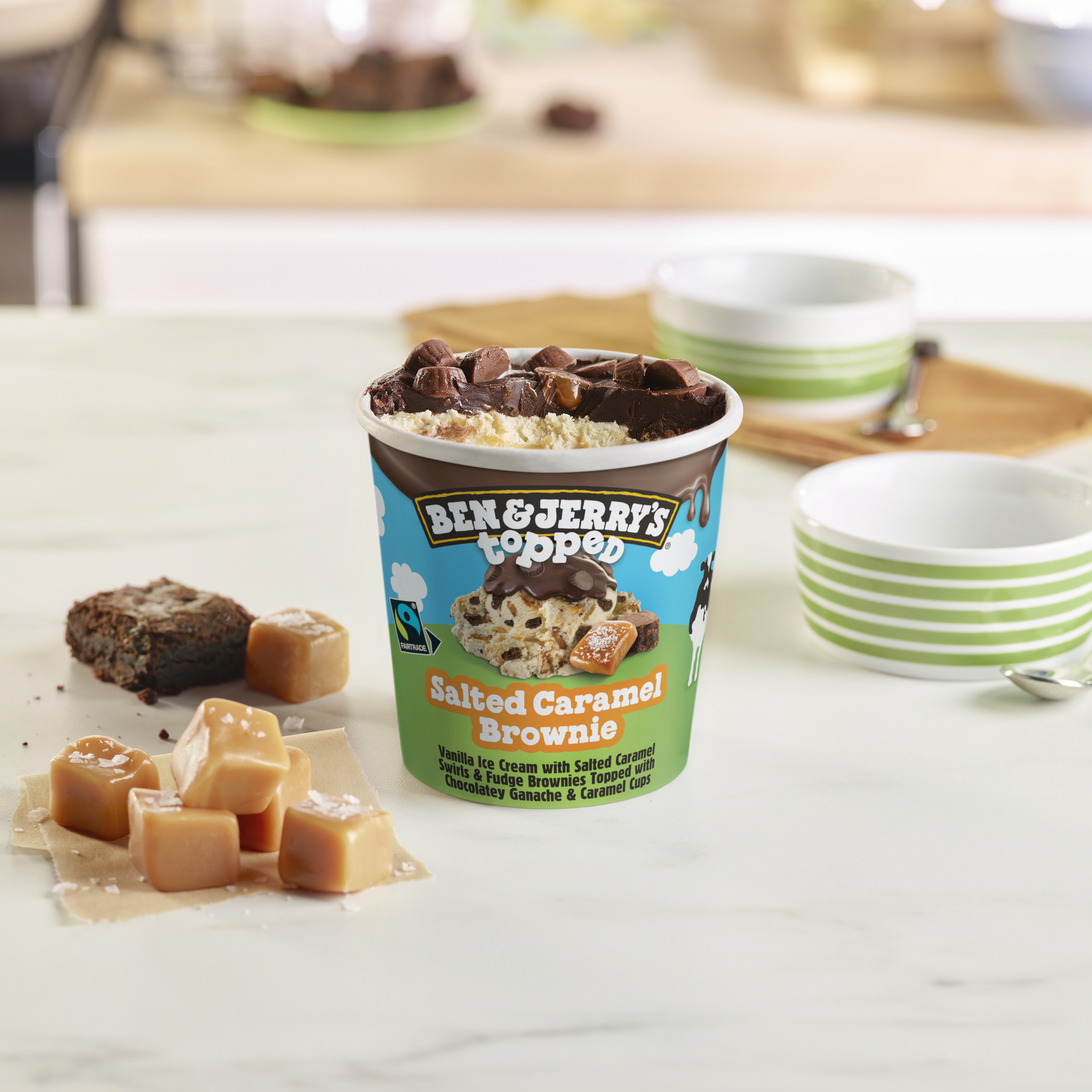 Salted Caramel Brownie Topped - Pint 2 / 4