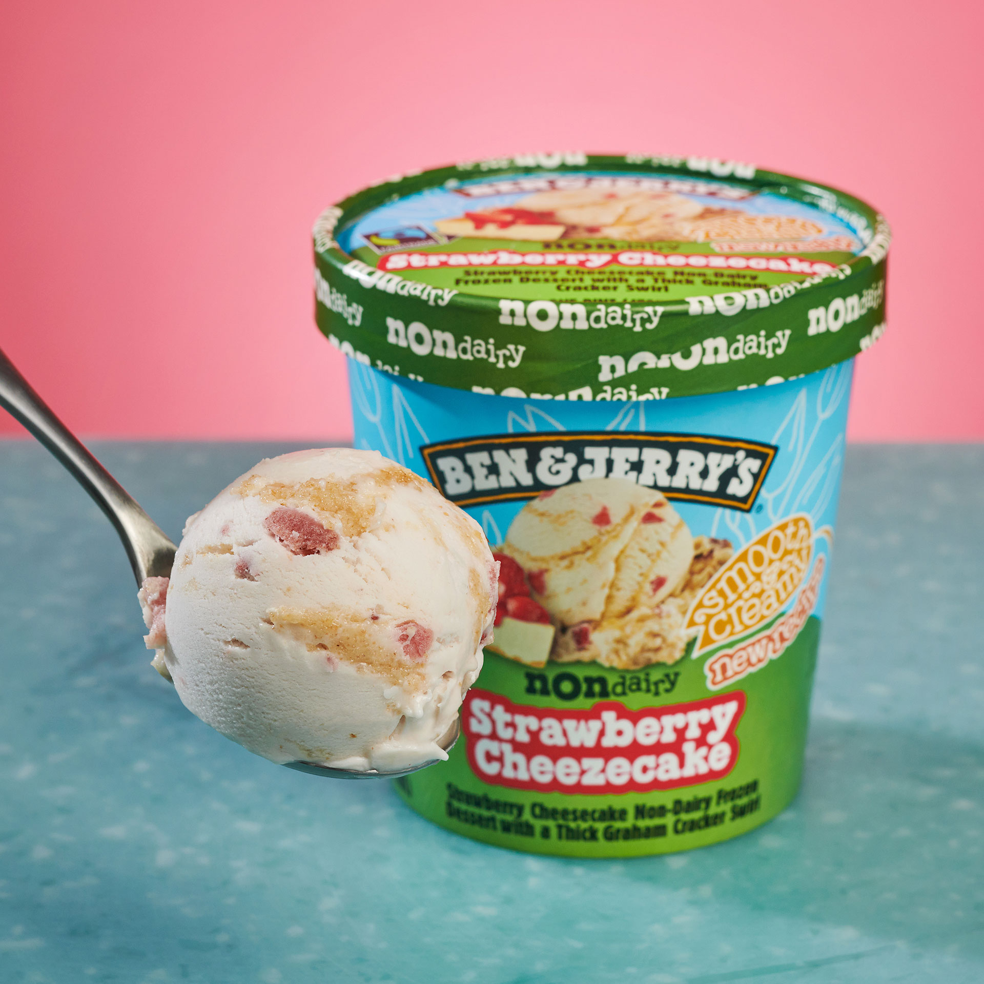 Strawberry Cheezecake Non-Dairy - Pint 3 / 3