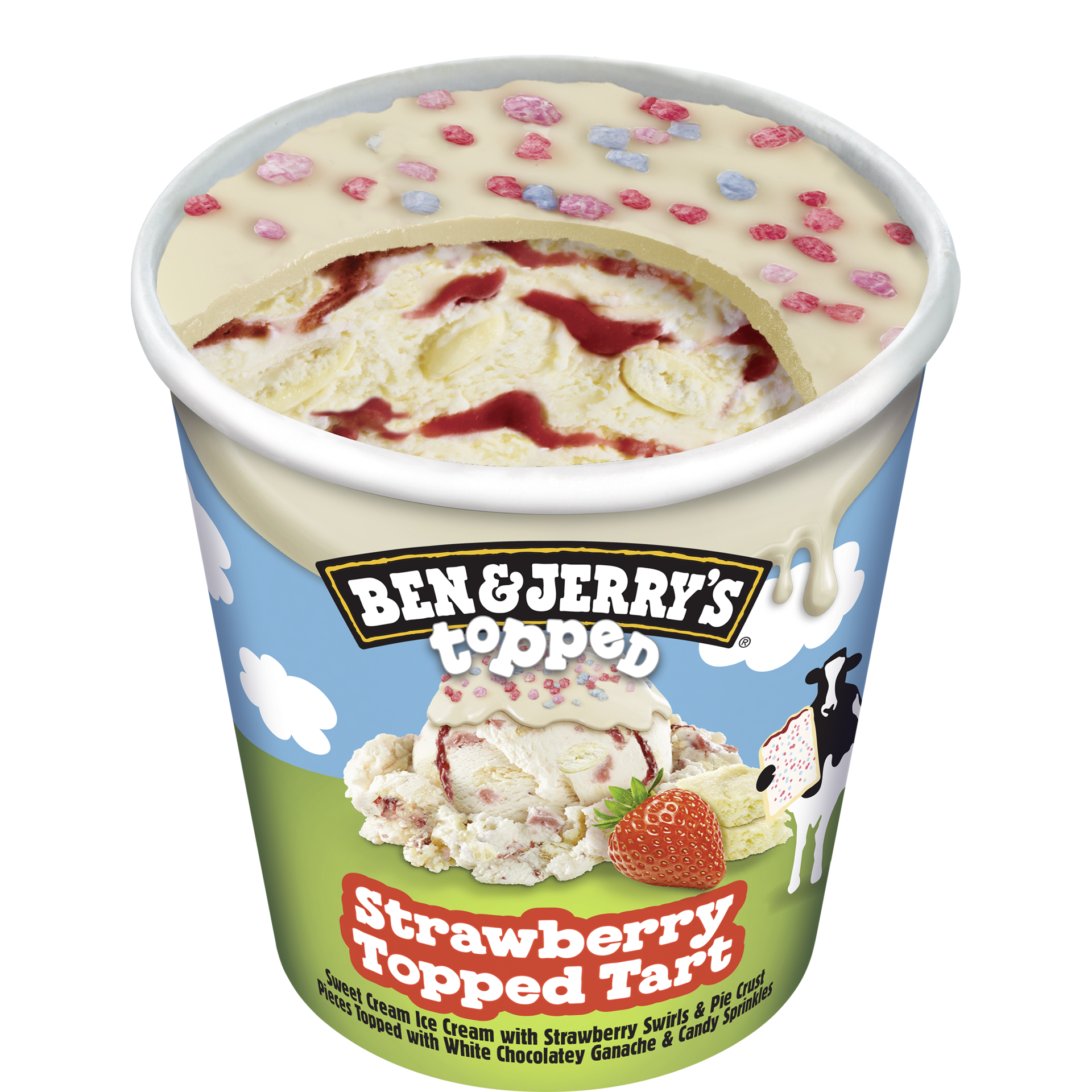 Strawberry Topped Tart Topped - Pint