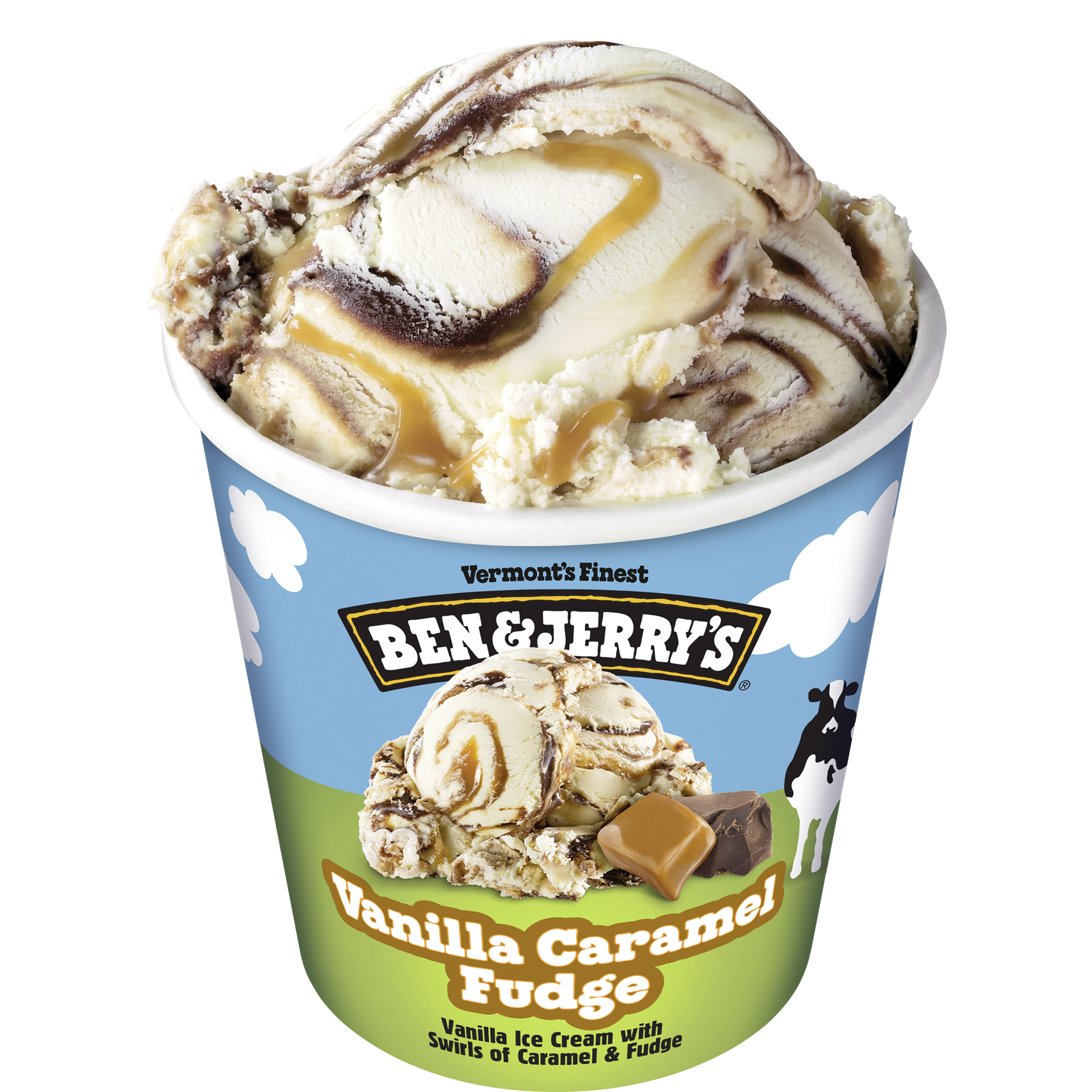 Vanilla Caramel Fudge Original Ice Cream Pint