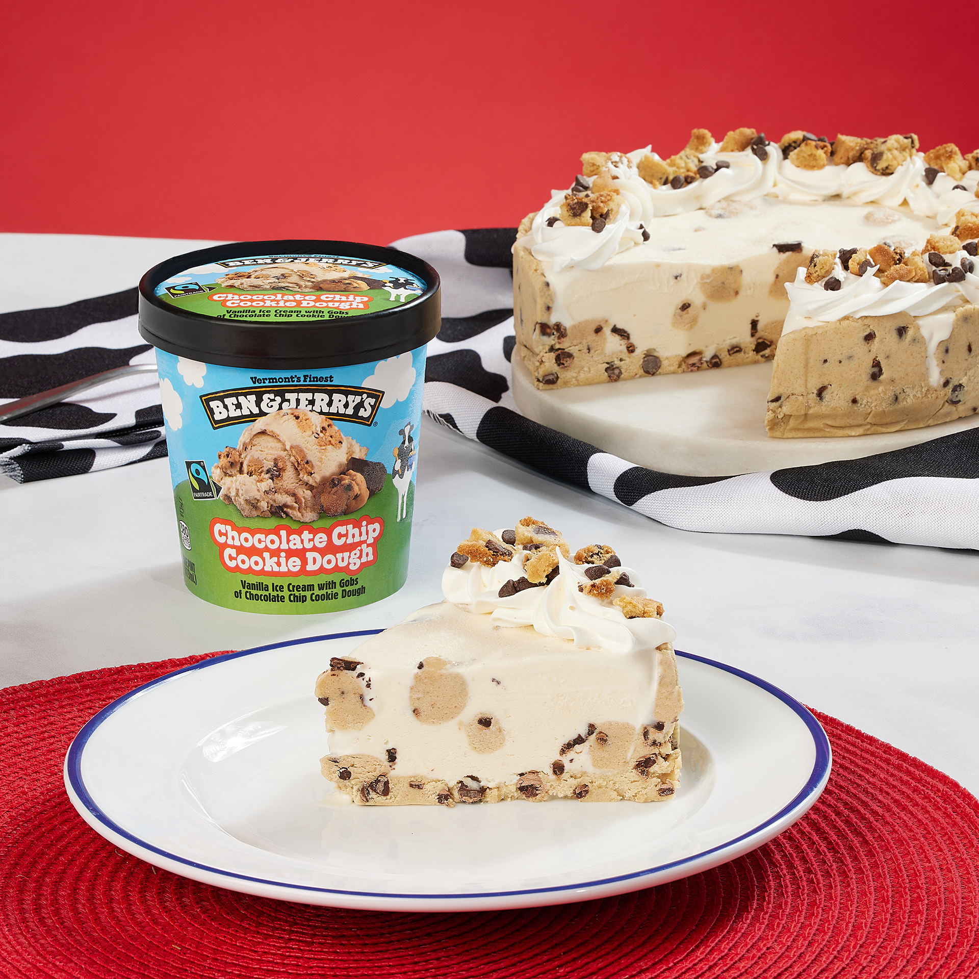 Chocolate Chip Cookie Ice Cream Pie