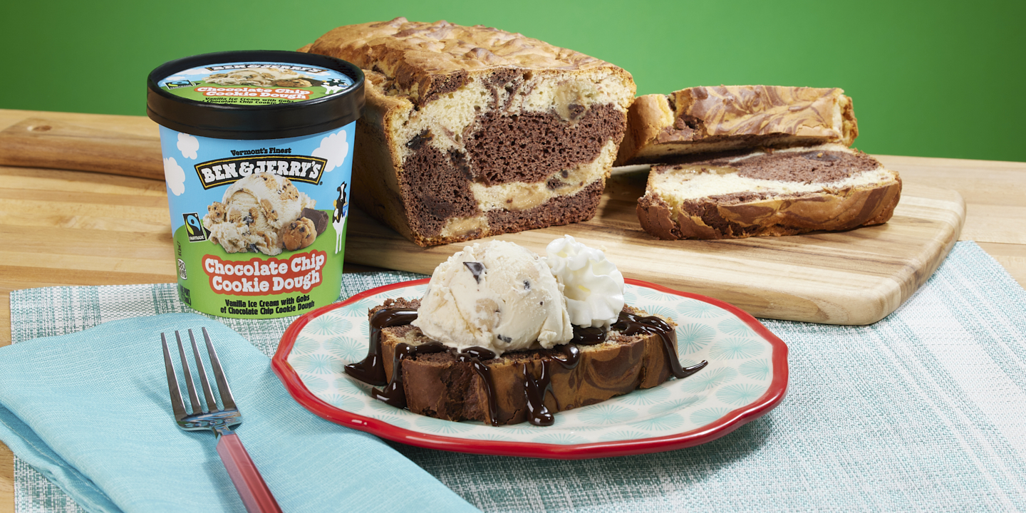 2-Ingredient Ice Cream Bread
