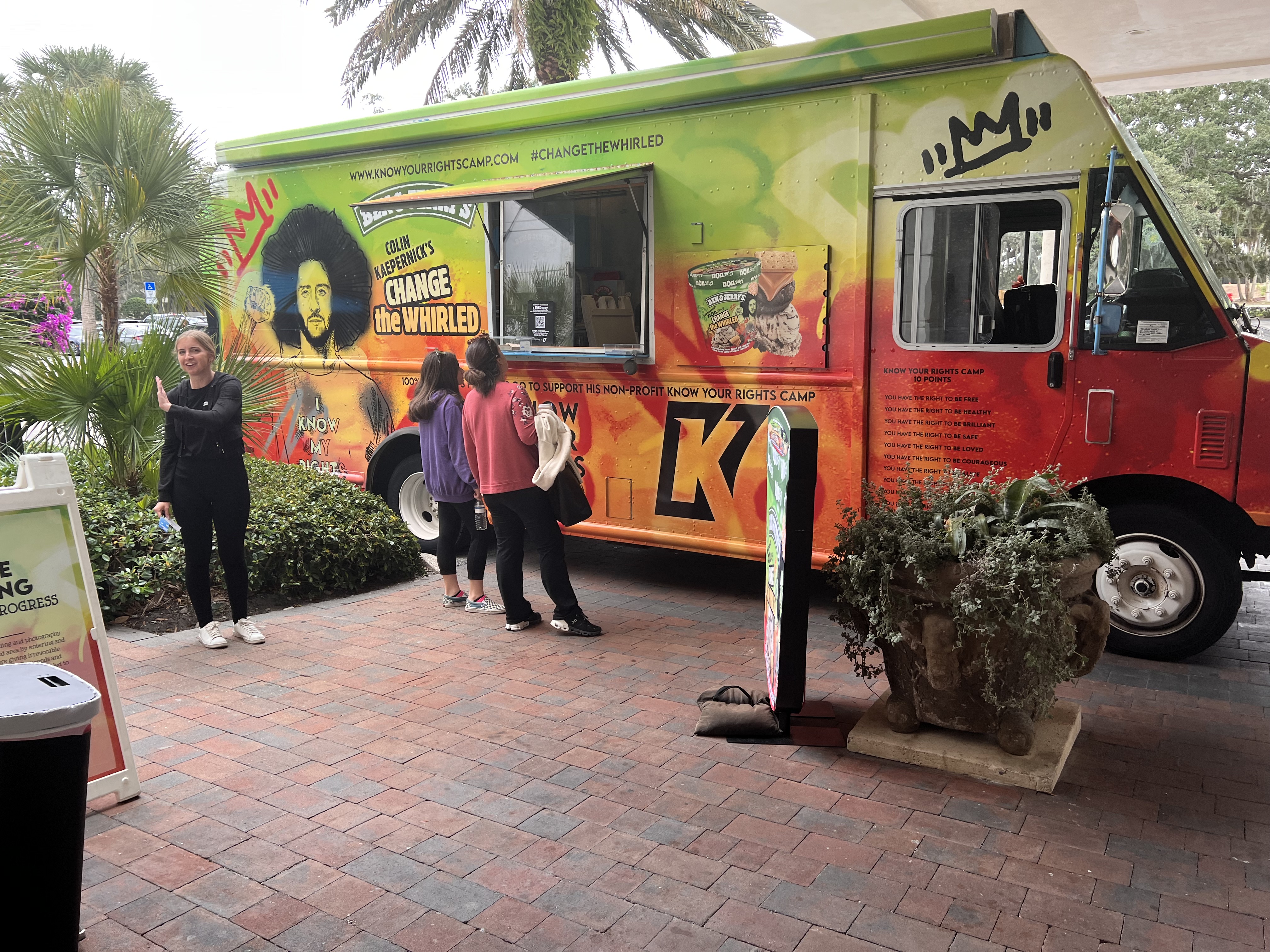 Ben & Jerry's scoop truck