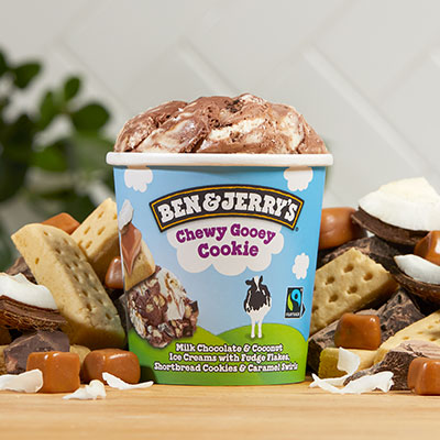Ben & Jerry's Chewy Gooey Cookie ice cream pint