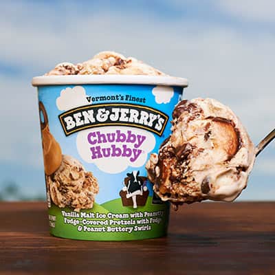 Pint of Ben & Jerry's Chubby Hubby ice cream