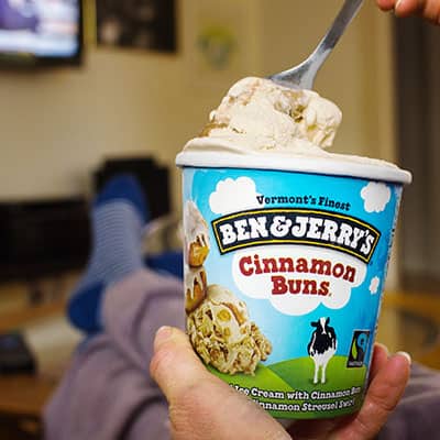 Ben & Jerry's Cinnamon Buns ice cream